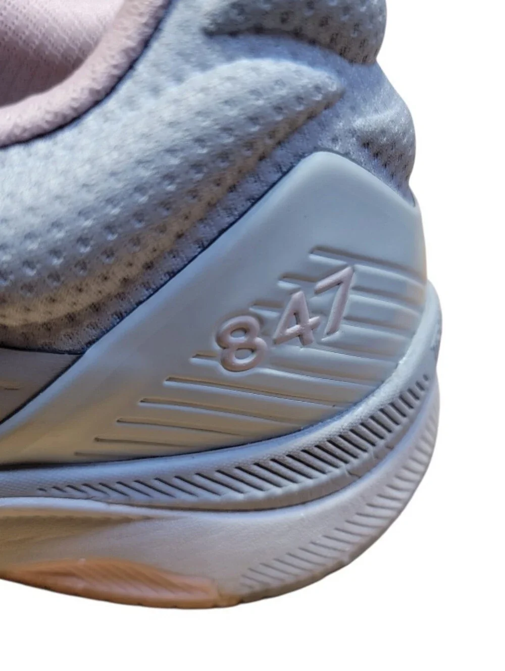 New Balance Gray/Pink Women's 847v4 Stability Walking Shoes